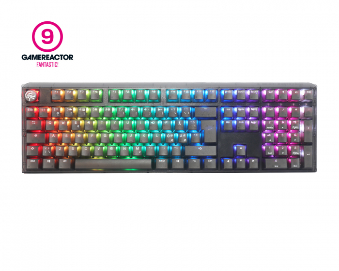 Ducky ONE 3 Aura Black RGB Hotswap Näppäimistö [MX Red] (DEMO)