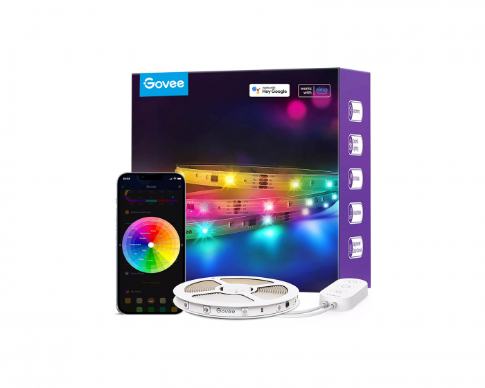 Govee RGB Smart Wi-Fi & Bluetooth LED Strips - 2x5m (DEMO)