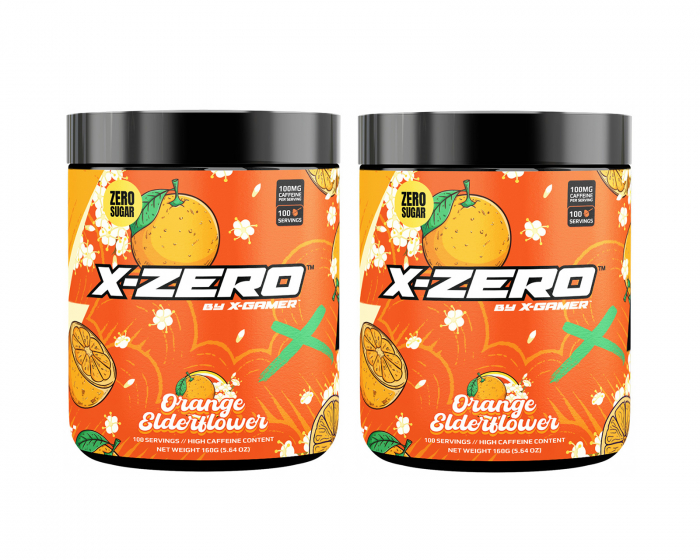 X-Gamer X-Zero Orange Elderflower - 2 x 100 Annos