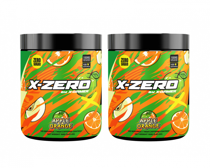 X-Gamer X-Zero Apple Orange - 2 x 100 Annos