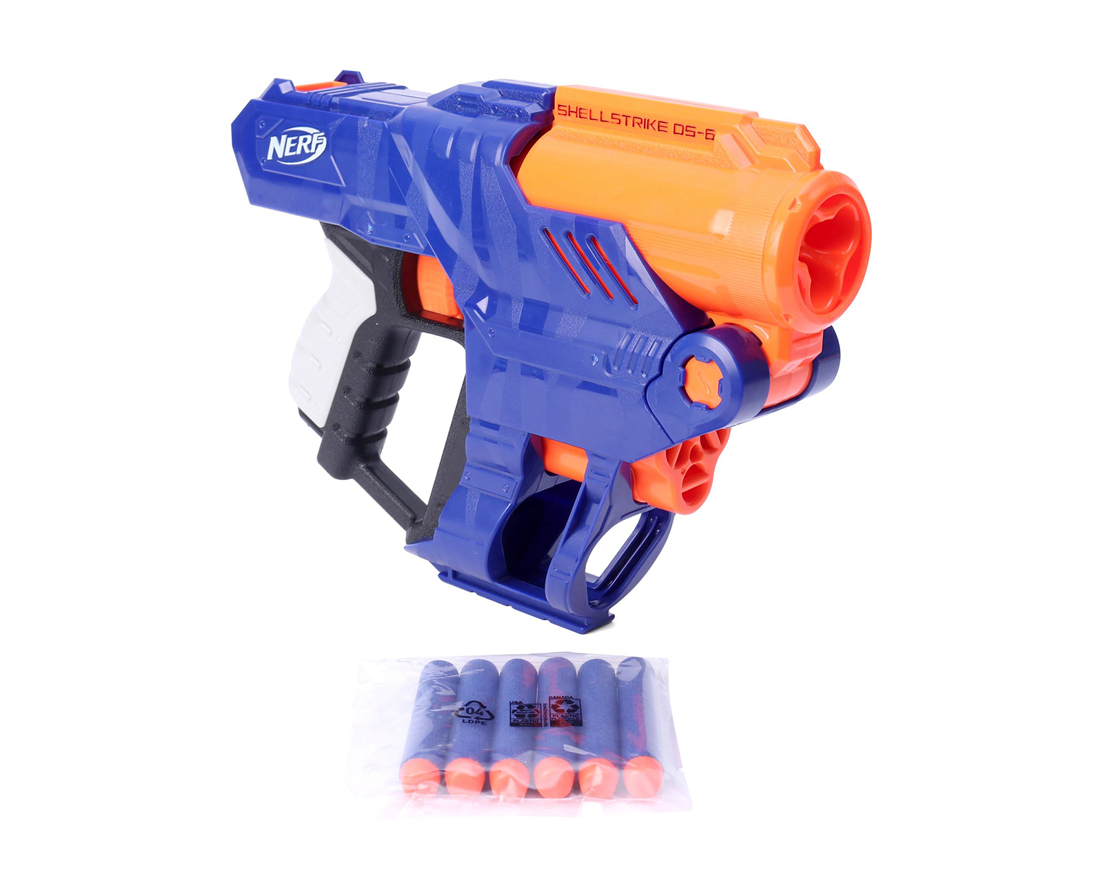 Osta Nerf Elite Shellstrike DS 6 Blaster - MaxGaming.fi